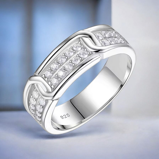Anillo Elegante en Plata 925 Piedra 5A
